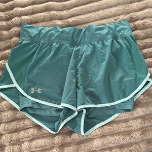 Under Armour Women's Green Athletic Shorts
